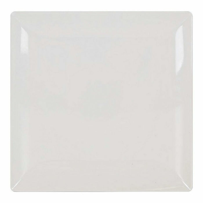 Platou pentru Servire La Mediterránea Elite Alb Ceramică Pătrat 30 x 30 x 2,5 cm (6 Unități)