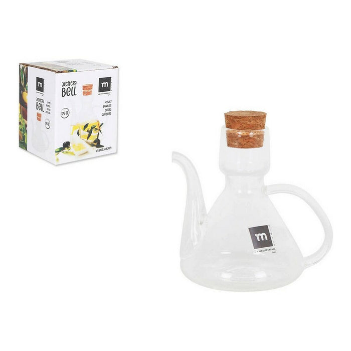 Dispenser pentru Ulei La Mediterránea Bell Sticlă borosilicată Cu Capac Silicon (125 cc)