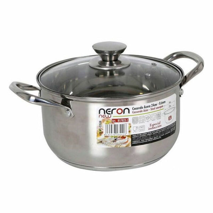 Caserolă Cu Capac Quttin New Neron Oțel Inducție