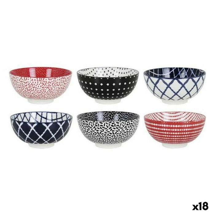 Castron La Mediterránea Hana Porțelan (18 Unități) (ø 15,5 x 7,7 cm)