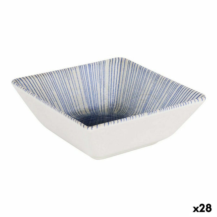 Veselă La Mediterránea Irys Porțelan 13 x 13 x 5 cm (28 Unități)