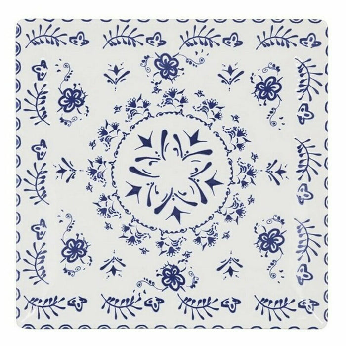 Platou Plat La Mediterránea Blur Porțelan 24 x 24 x 2 cm (6 Unități) (24 x 24 x 2 cm)