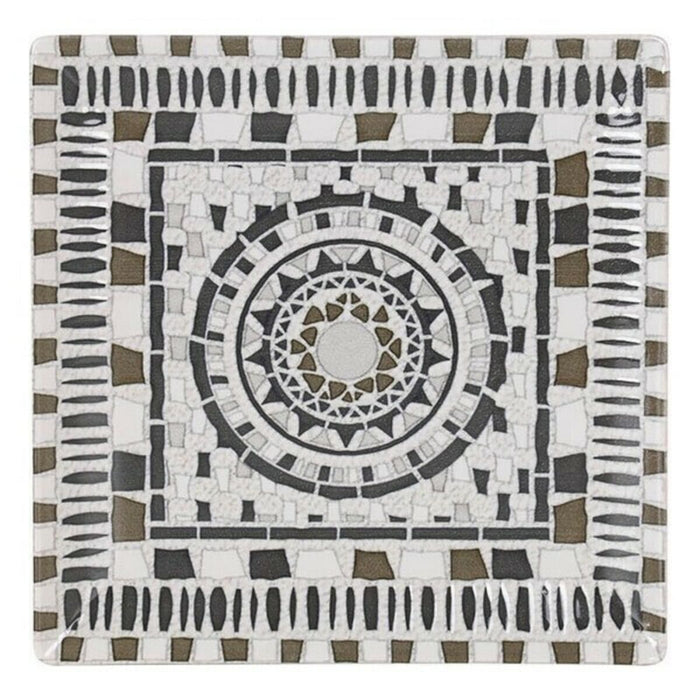 Platou Plat La Mediterránea Barroc Porțelan 24 x 24 x 2 cm (24 x 24 x 2 cm)