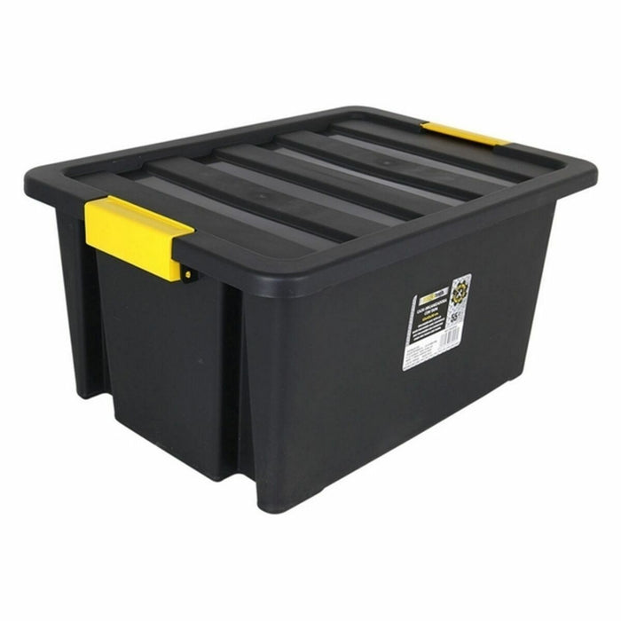 Cutie de depozitare cu capac Brico Dem Brico 55 L 63 x 43 x 29 cm (3 Unități)