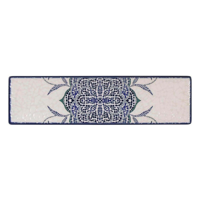 Platou pentru Servire La Mediterránea Rosetta Dreptunghiular 30 x 8 x 2 cm (24 Unități)