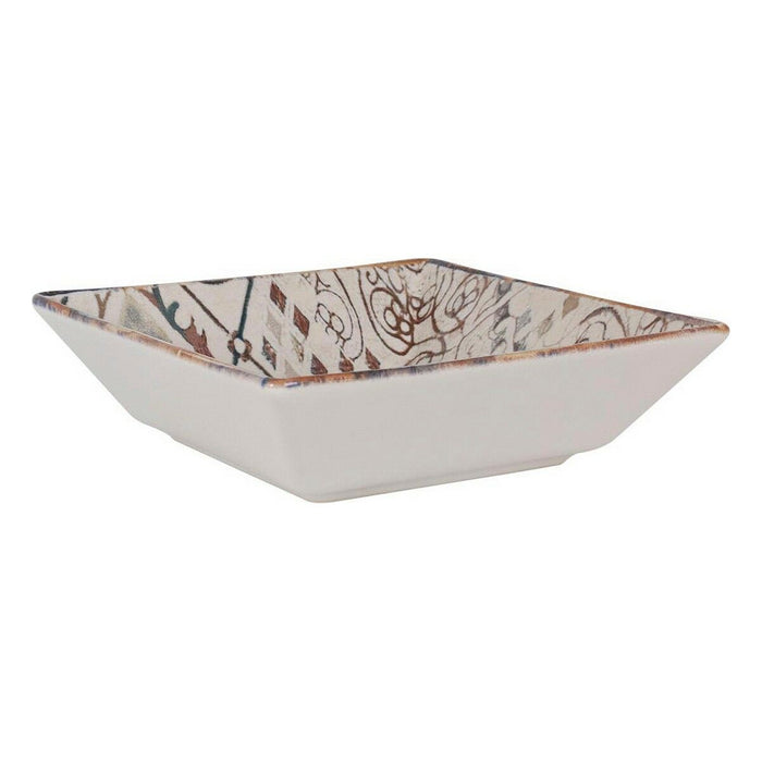 Salatieră La Mediterránea Grecia Porțelan 18 x 18 x 5 cm (24 Unități)