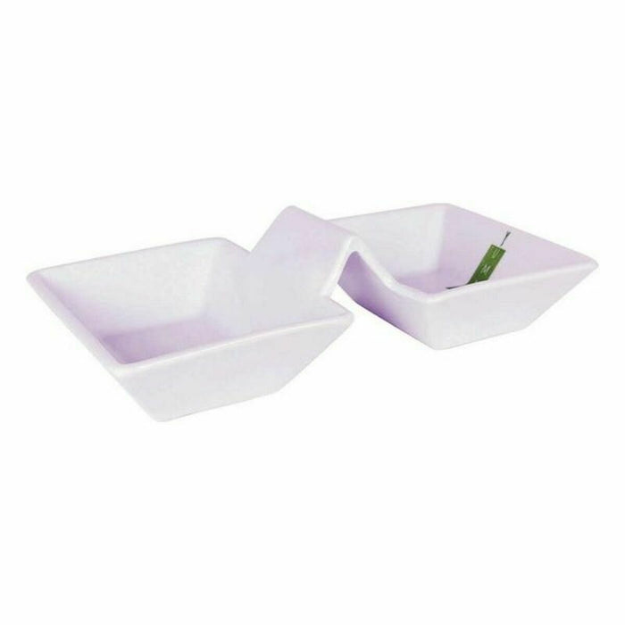 Castron La Mediterránea Yummy Alb 24,3 x 12,5 x 6 cm (12 Unități) (24,3 x 12,5 x 6 cm)