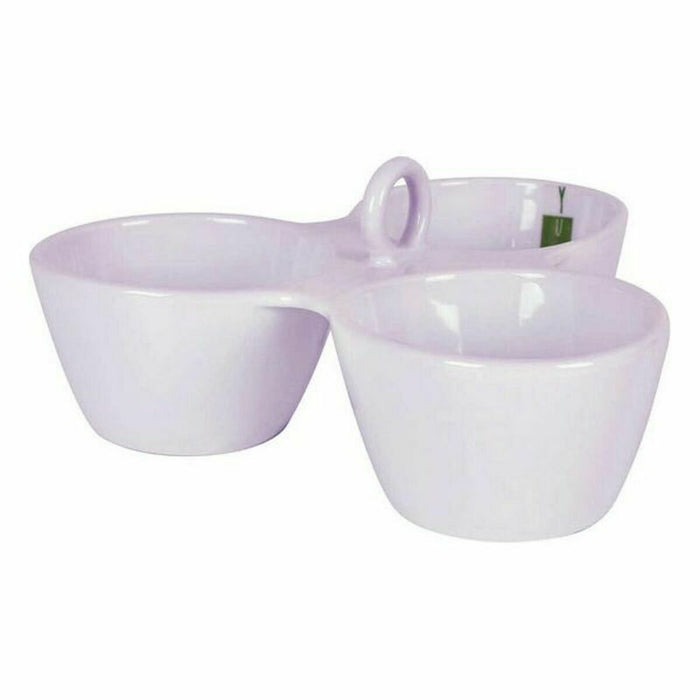 Castron La Mediterránea Yummy Alb 19,3 x 19,3 x 8,2 cm (8 Unități) (19,3 x 19,3 x 8,2 cm)