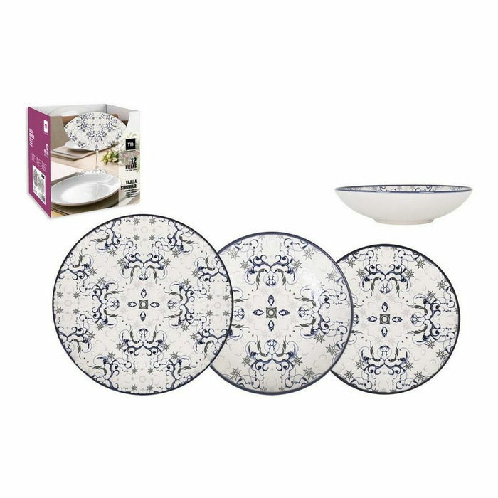 Set de Veselă La Mediterránea Tesa 12 Piese Porțelan (2 Unități)