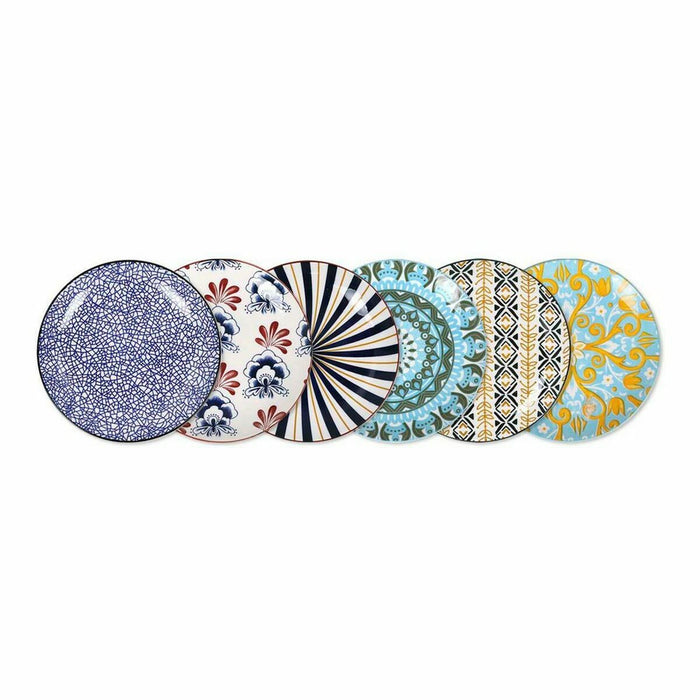 Platou pentru Servire La Mediterránea Kyomi 20 x 20 x 2,5 cm (18 Unități)