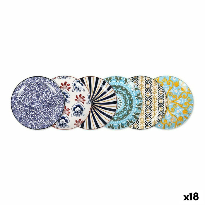 Platou pentru Servire La Mediterránea Kyomi 20 x 20 x 2,5 cm (18 Unități)