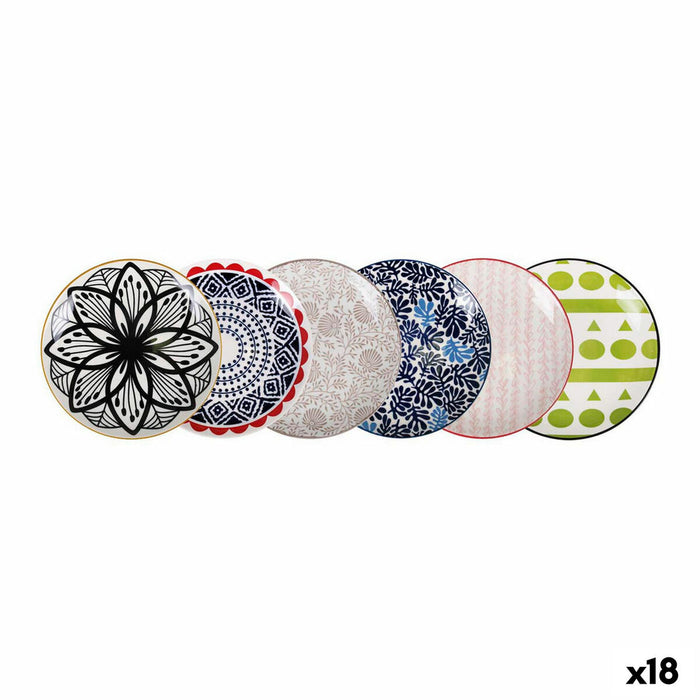 Platou pentru Servire La Mediterránea Hanae japonez 20 x 20 x 2,5 cm (18 Unități)