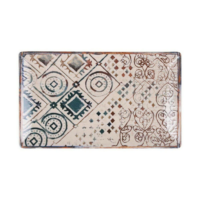 Platou pentru Servire La Mediterránea Creta Dreptunghiular 25 x 15 x 2 cm (18 Unități)