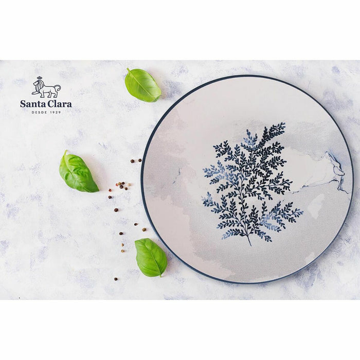 Platou pentru Servire Santa Clara Vilariño Gresie Dreptunghiular 24,5 x 12,5 cm (12 Unități)