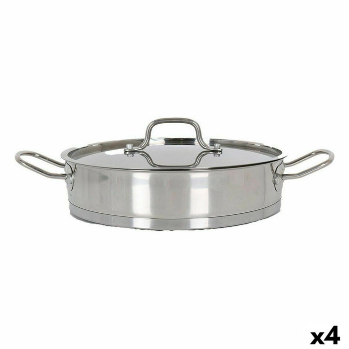 Caserolă Cu Capac de Sticlă Quttin 2,2 L (4 Unități)