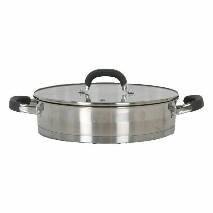 Caserolă Cu Capac de Sticlă Quttin 4,3 L (2 Unități)