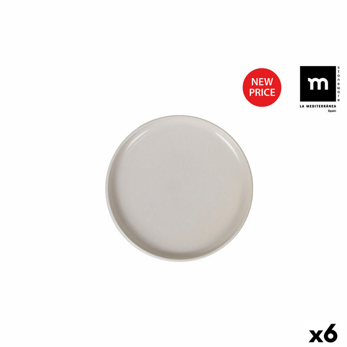 Platou Plat La Mediterránea Ivory Luciu Rotundă (6 Unități)