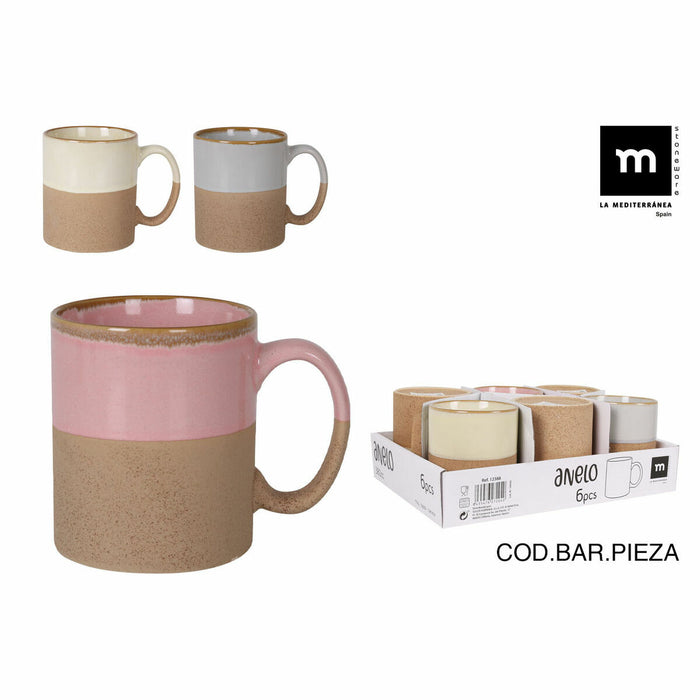 Cană tip Halbă La Mediterránea Anelo 380 ml (24 Unități)