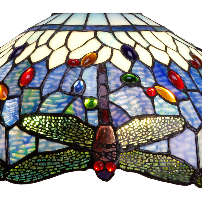 Lampă de masă Viro Bell Albastru Zinc 60 W 40 x 58 x 40 cm