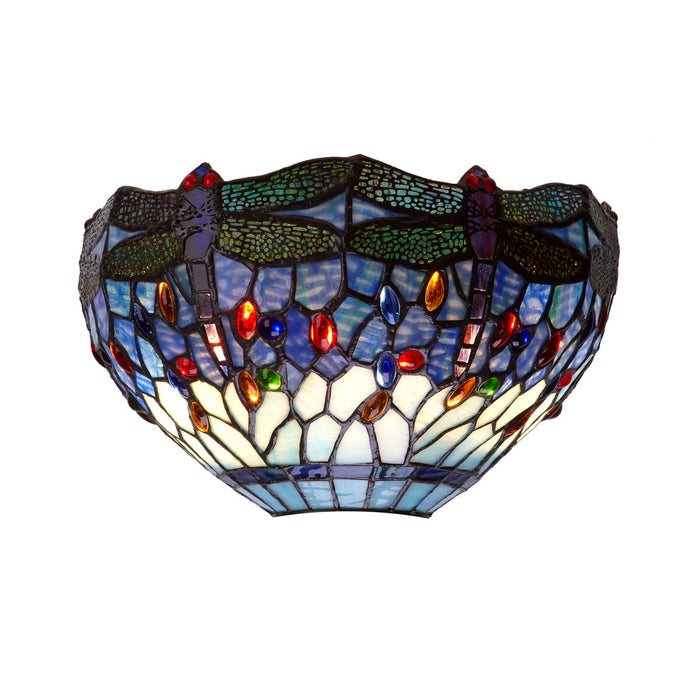 Lampă de perete Viro Belle Epoque Albastru Modrý Fier 60 W 30 x 19 x 14 cm