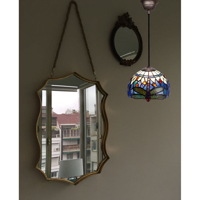 Lustră Viro Belle Epoque Albastru Fier 60 W 20 x 125 x 20 cm