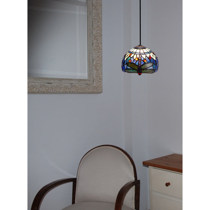Lustră Viro Belle Epoque Albastru Fier 60 W 20 x 125 x 20 cm