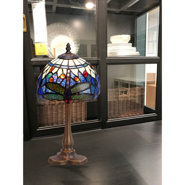 Lampă de masă Viro Belle Epoque Albastru Zinc 60 W 20 x 37 x 20 cm