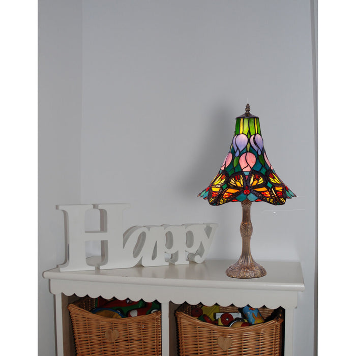 Lampă de masă Viro Butterfly Multicolor Zinc 60 W 25 x 21 x 25 cm
