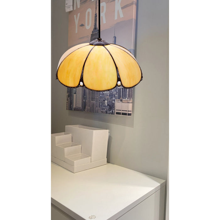 Lustră Viro Bej Fier 60 W 30 x 30 x 30 cm