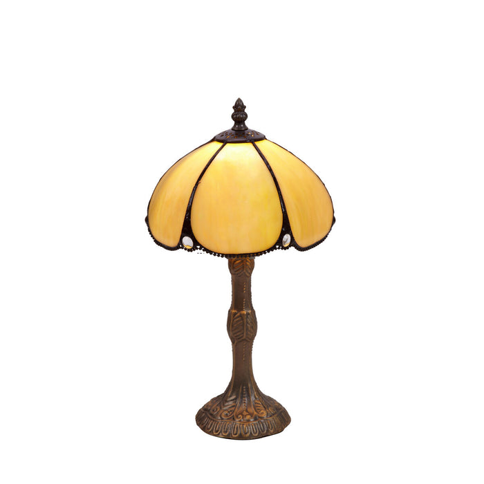 Lampă de masă Viro Virginia Bej Zinc 60 W 20 x 37 x 20 cm