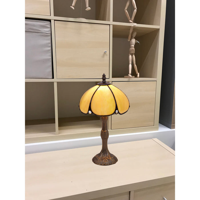 Lampă de masă Viro Virginia Bej Zinc 60 W 20 x 37 x 20 cm