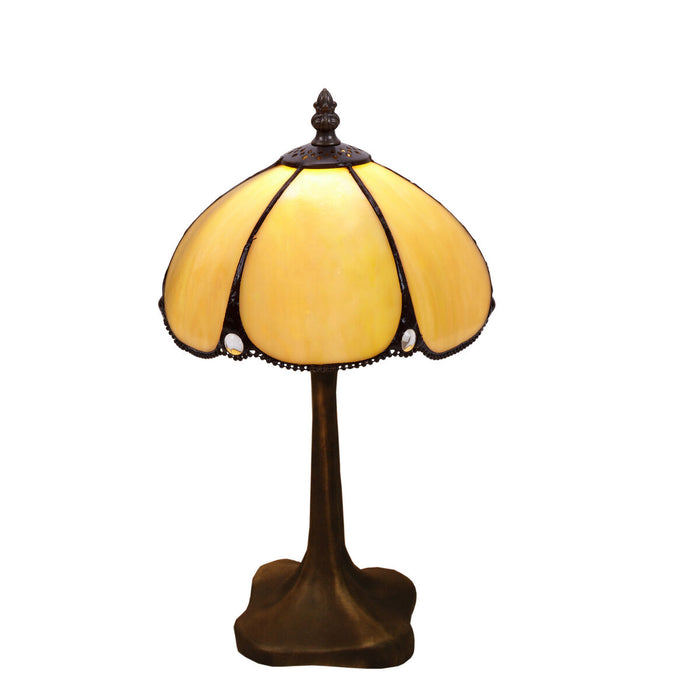 Lampă de masă Viro Virginia Bej Zinc 60 W 20 x 37 x 20 cm