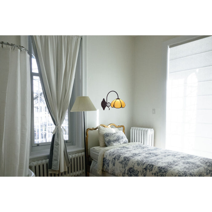 Lampă de perete Viro Virginia Fildeș Alamă 60 W 20 x 26 x 33 cm