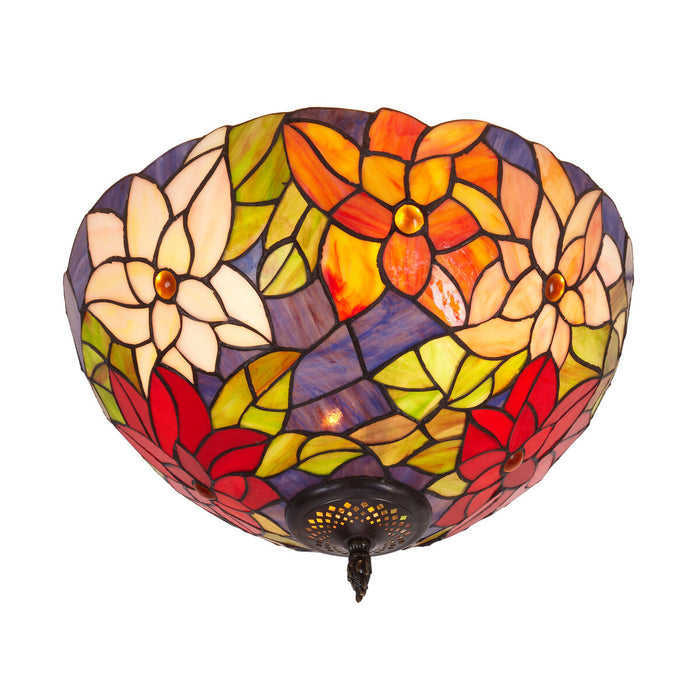 Lustră Viro Güell Roșu Fier 60 W 40 x 25 x 40 cm