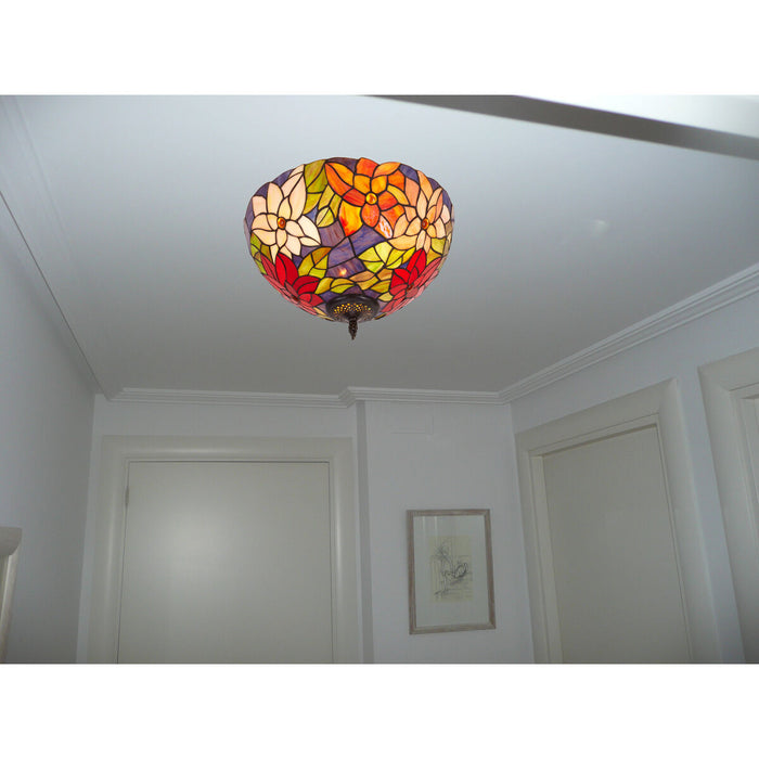 Lustră Viro Güell Roșu Fier 60 W 40 x 25 x 40 cm