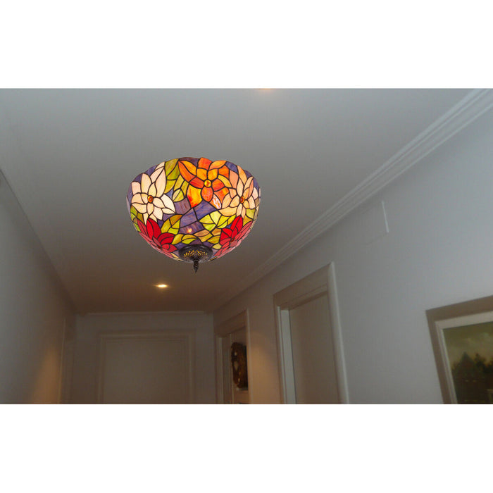 Lustră Viro Güell Roșu Fier 60 W 40 x 25 x 40 cm