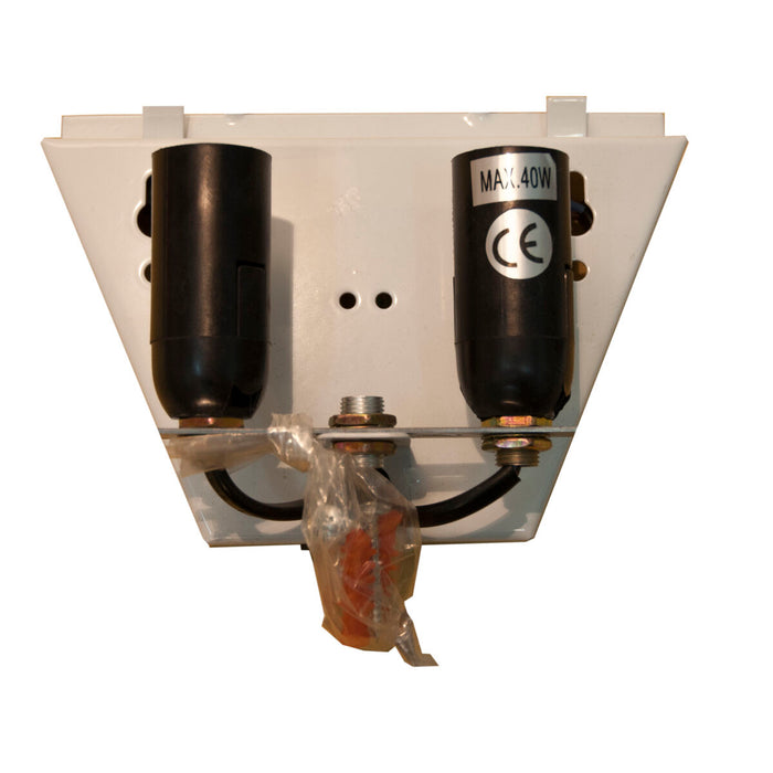 Lampă de perete Viro Pedrera Alb Fier 60 W 31 x 19 x 13 cm