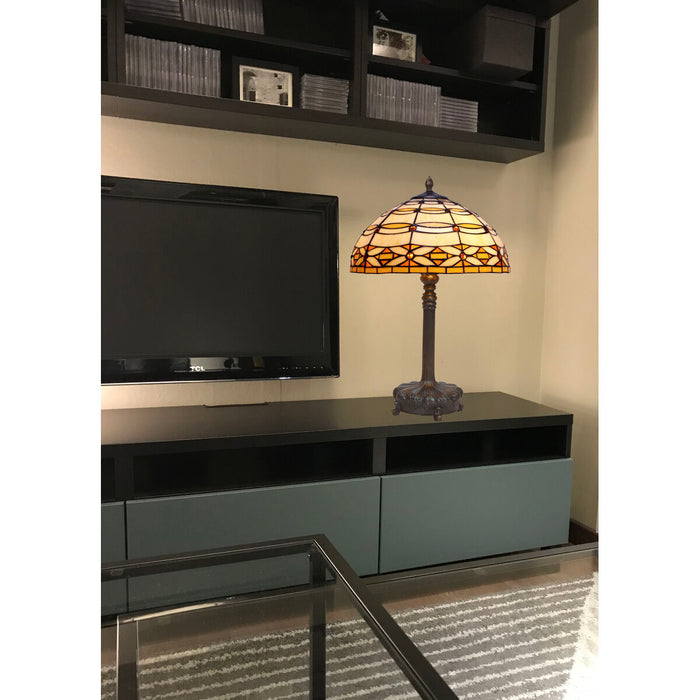 Lampă de masă Viro Marfíl Ivory Zinc 60 W 40 x 62 x 40 cm
