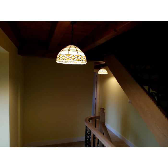 Lustră Viro Marfíl Fildeș Fier 60 W 30 x 125 x 30 cm