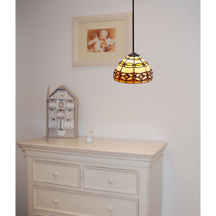 Lustră Viro Marfíl Fildeș Fier 60 W 20 x 125 x 20 cm