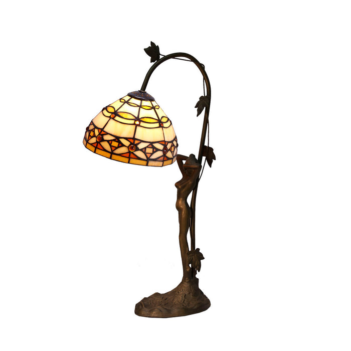 Lampă de masă Viro Marfil Fildeș Zinc 60 W 20 x 54 x 20 cm