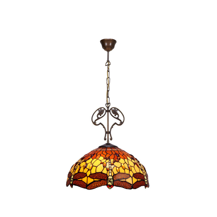 Lustră Viro Belle Amber Chihlimbar Fier 60 W 40 x 135 x 40 cm