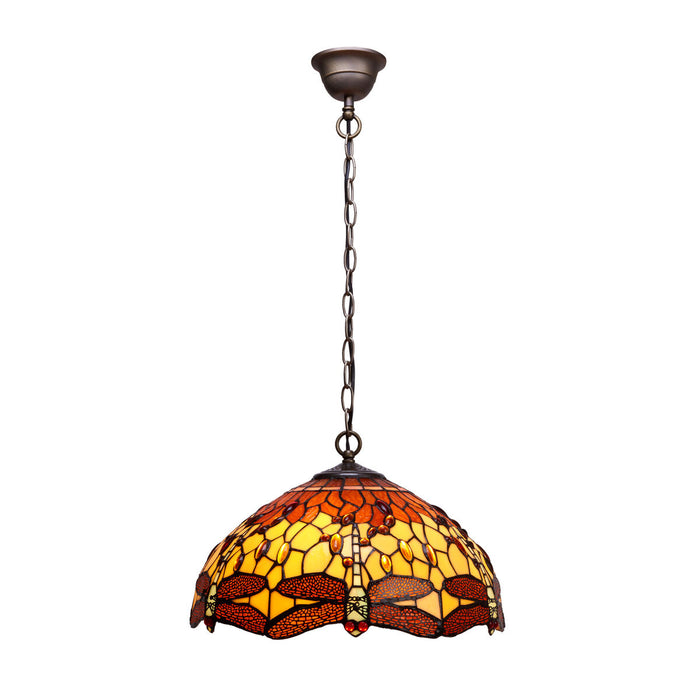 Lustră Viro Belle Amber Chihlimbar Fier 60 W 40 x 130 x 40 cm