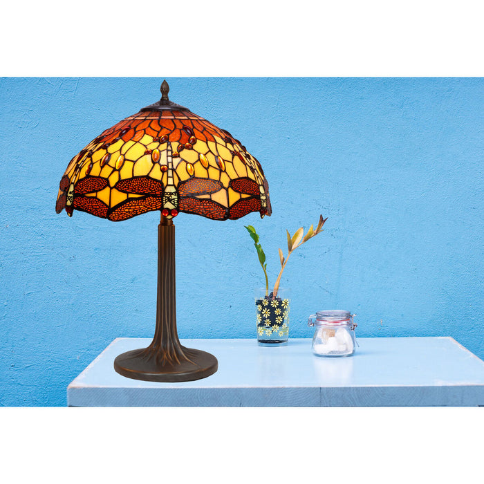 Lampă de masă Viro Bell Chihlimbar Zinc 60 W 40 x 62 x 40 cm