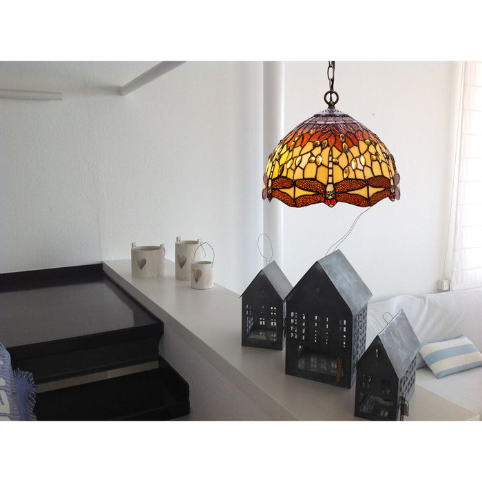Lustră Viro Belle Amber Chihlimbar Fier 60 W 30 x 125 x 30 cm