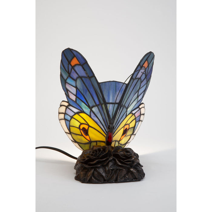 Lampă de masă Viro Iluminación Modrý 60 W 17 x 23 x 17 cm Fluture