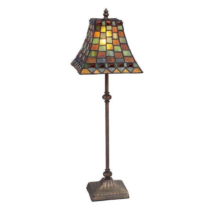 Lampă de masă Viro Iluminación Verde Multicolor Zinc 60 W 20 x 60 x 20 cm
