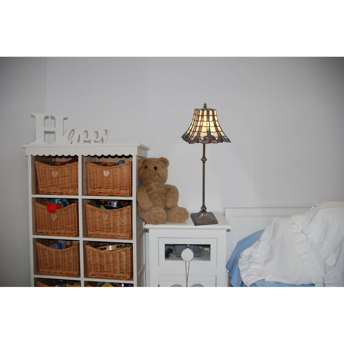 Lampă de masă Viro Iluminación Crem Zinc 60 W 20 x 60 x 20 cm