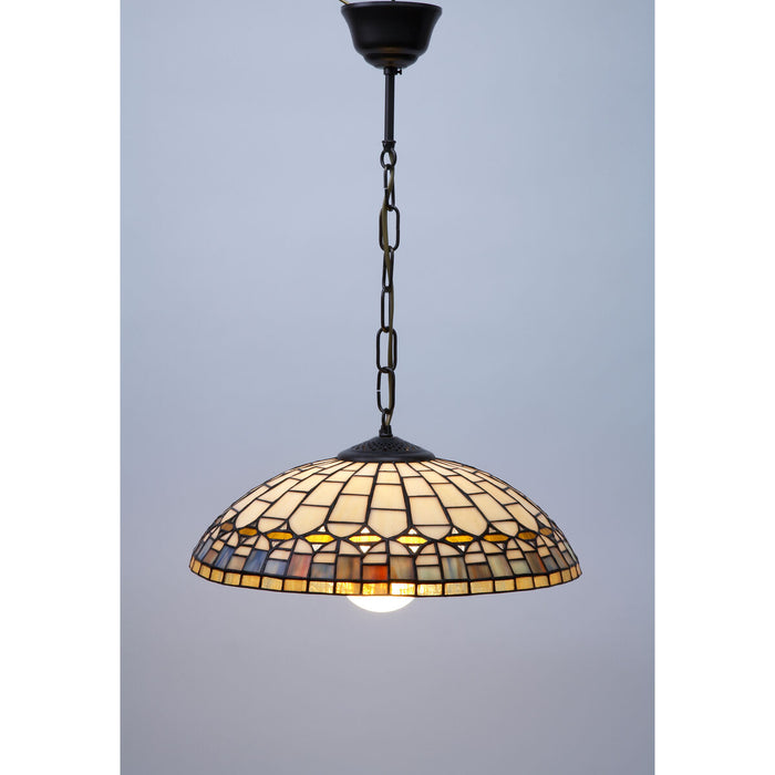 Lustră Viro Quarz Chihlimbar Fier 60 W 40 x 125 x 40 cm