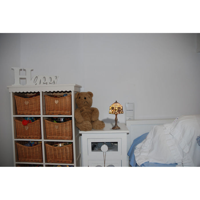 Lampă de masă Viro Hexa Fildeș Zinc 60 W 20 x 37 x 20 cm